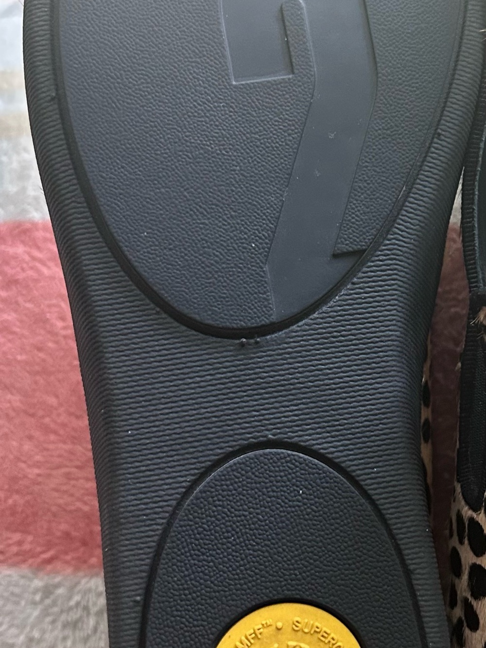 Fitflop Women's Leopard Print Slip-On Loafers in Tan and Black - Picture 3 of 6